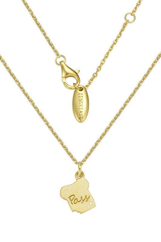 S925 Memory Bread Path Necklace B3229