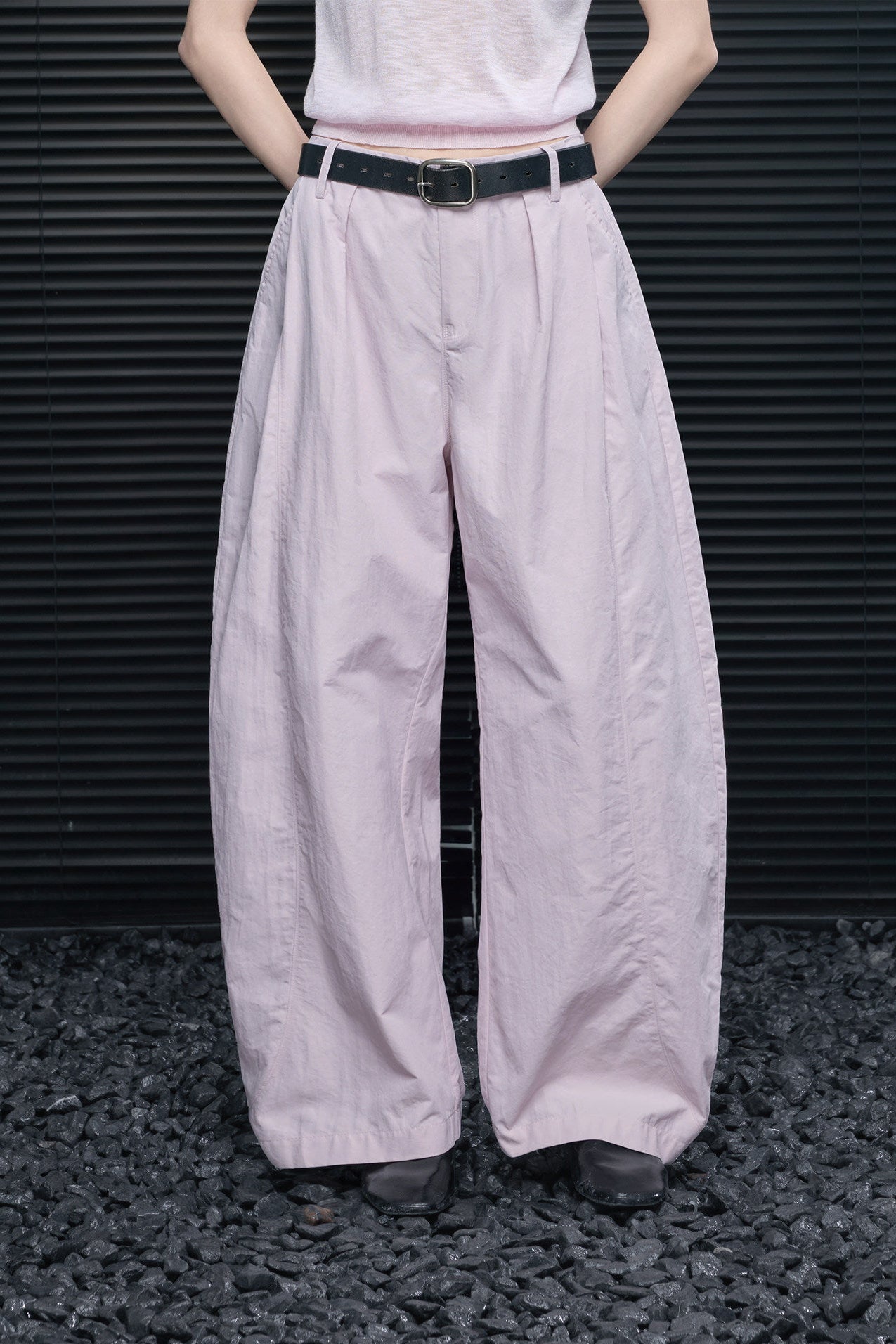 チェリーパウダーカーブブレードワイドパンツ　B4736