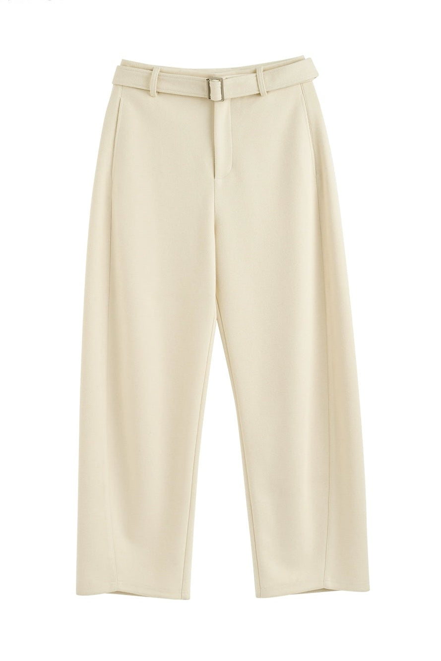 ウオームツイルワイドバナナパンツ　B4493