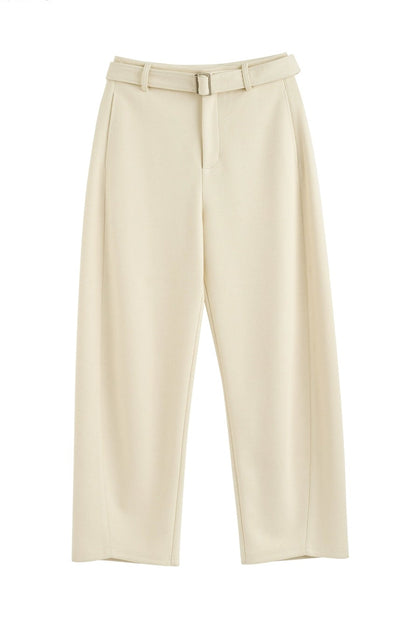 ウオームツイルワイドバナナパンツ　B4493