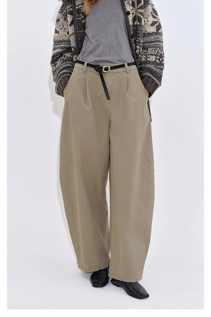 ウオッシュコットンバナナパンツ　B4402