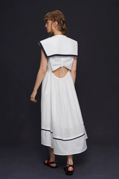 海軍白大領洋裝 B4154