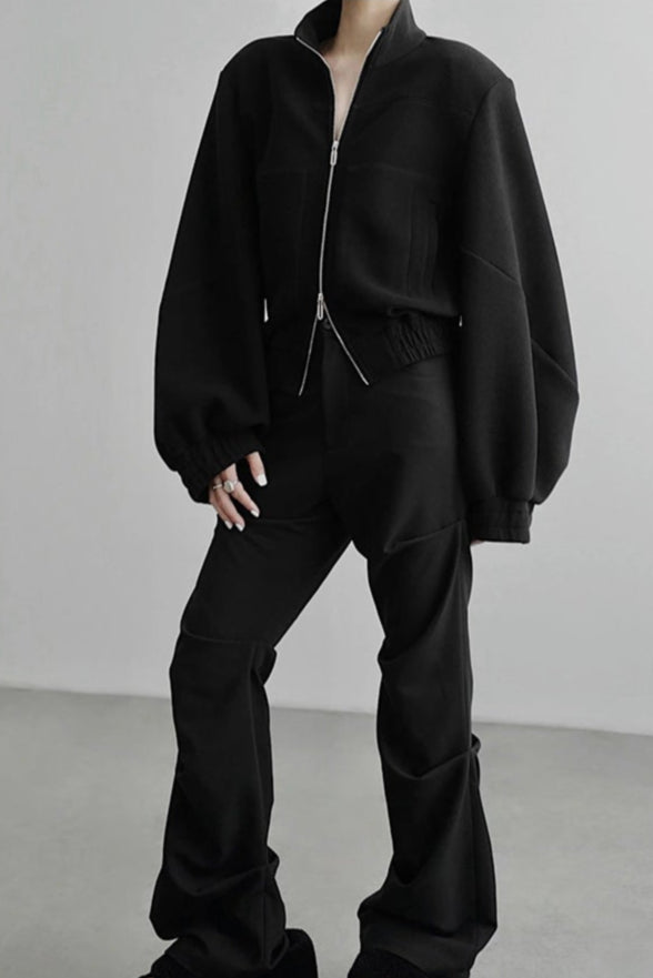 Wide shoulder jacket B4342