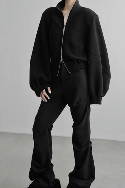 Wide shoulder jacket B4342