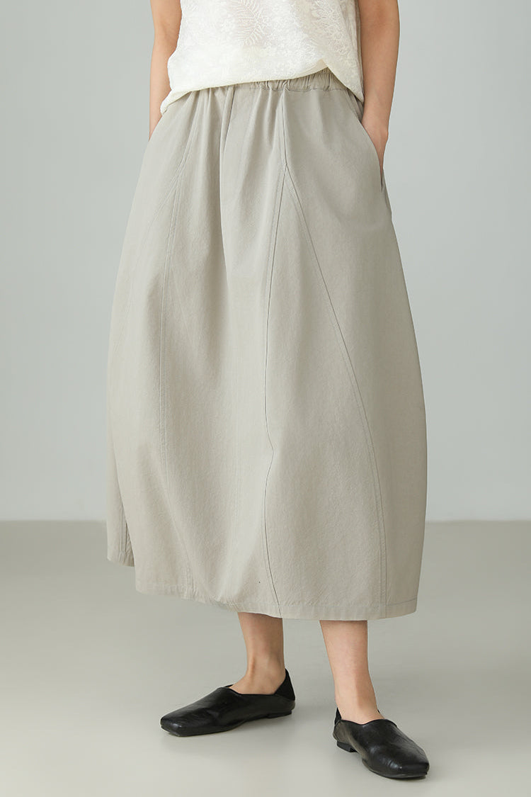 ハイカウントコットンバドスカート　B3836