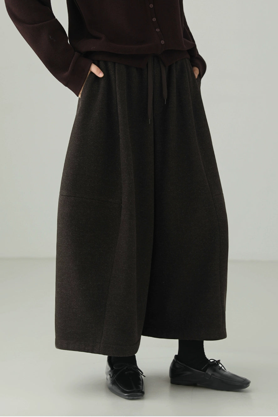 Six-Sweat 寬版七分褲 B4522