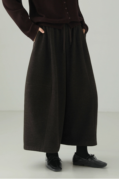 Six-Sweat 寬版七分褲 B4522