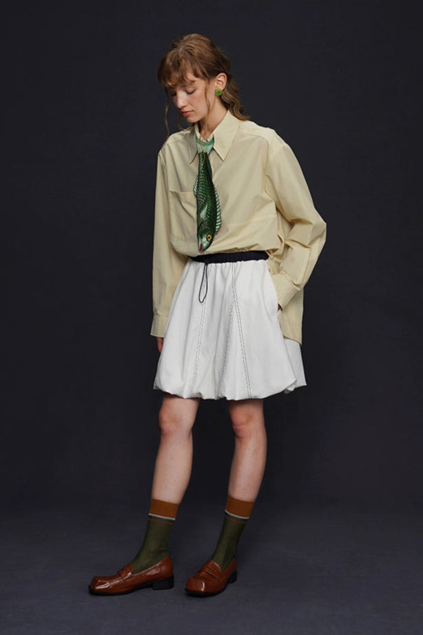 グリーンフィッシュヴィンテージ刺繡ニッチネクタイ　B4160