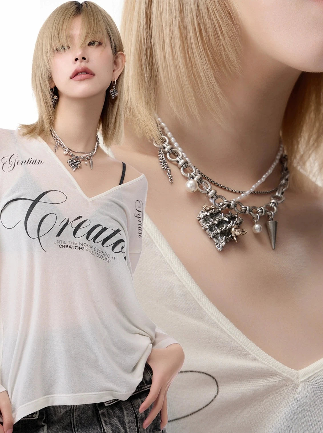 Thornheart Layer Necklace B2856