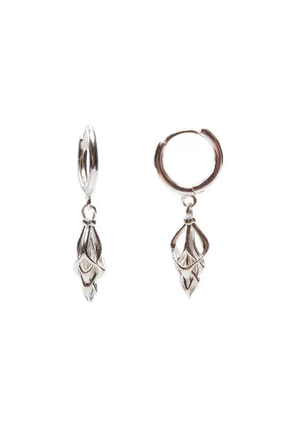 S925ファントムフェザーピアス　B4536