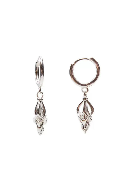 S925 Phantom Feather Earrings B4536