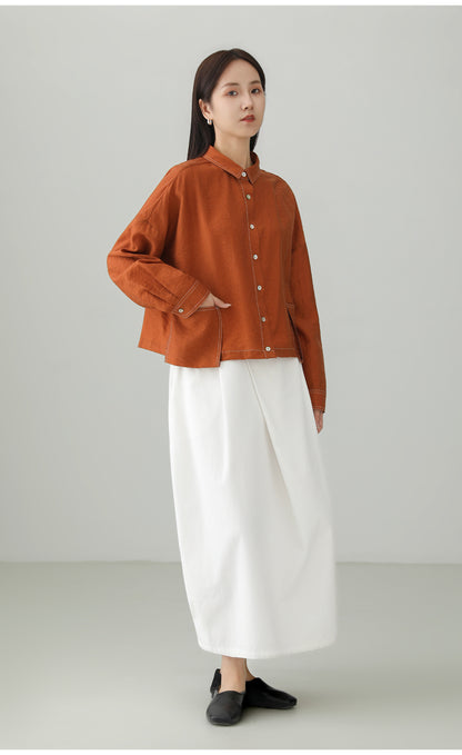 ブロケードコットンバブルスカートハイエンド　B4728