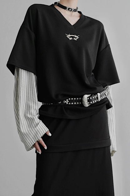 Two-way Big T-shirt B4347