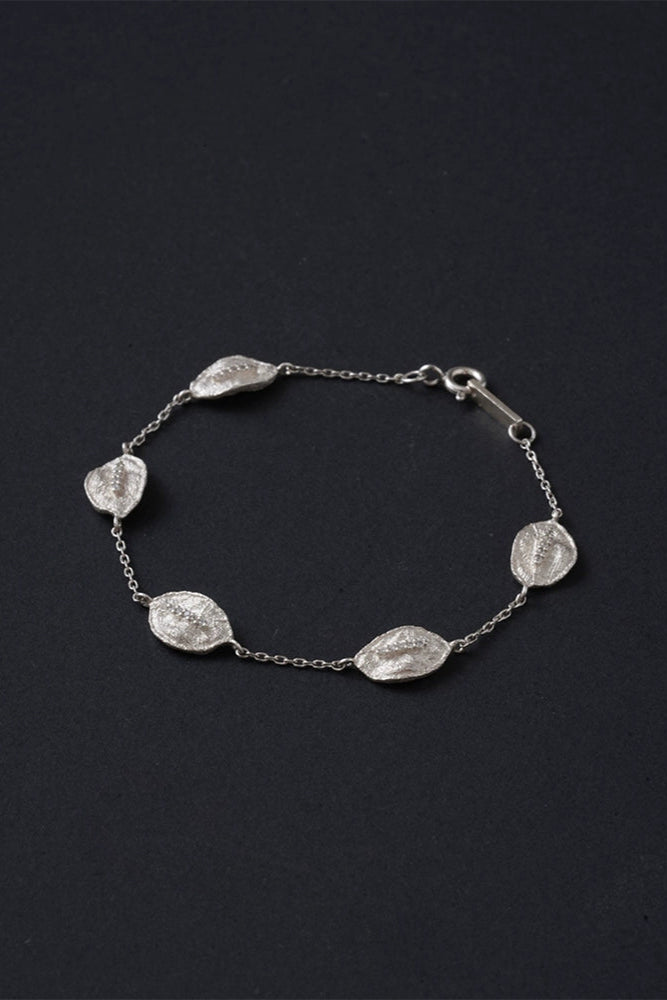 S925ヴィンテージウーブンニッチブレスレット　B4150