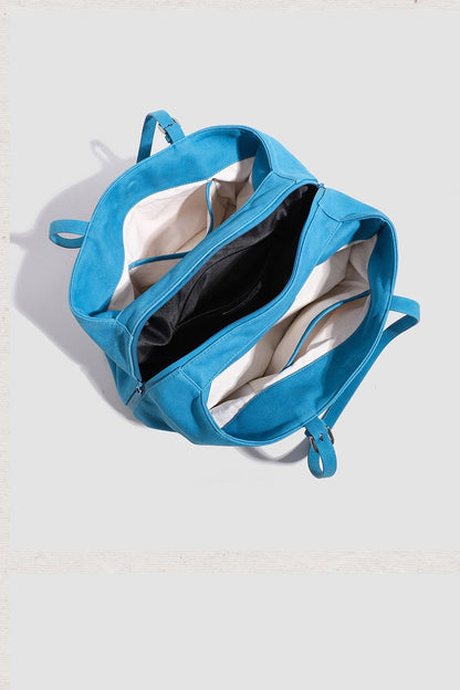 Frosted Leather Large Tote Bag B4807