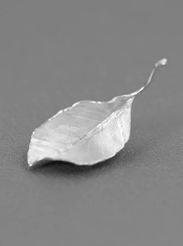 S925リーフブローチ　B2276