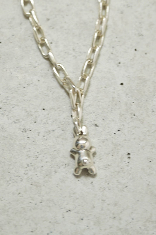 S925ラビットペンダントネックレス　B4496