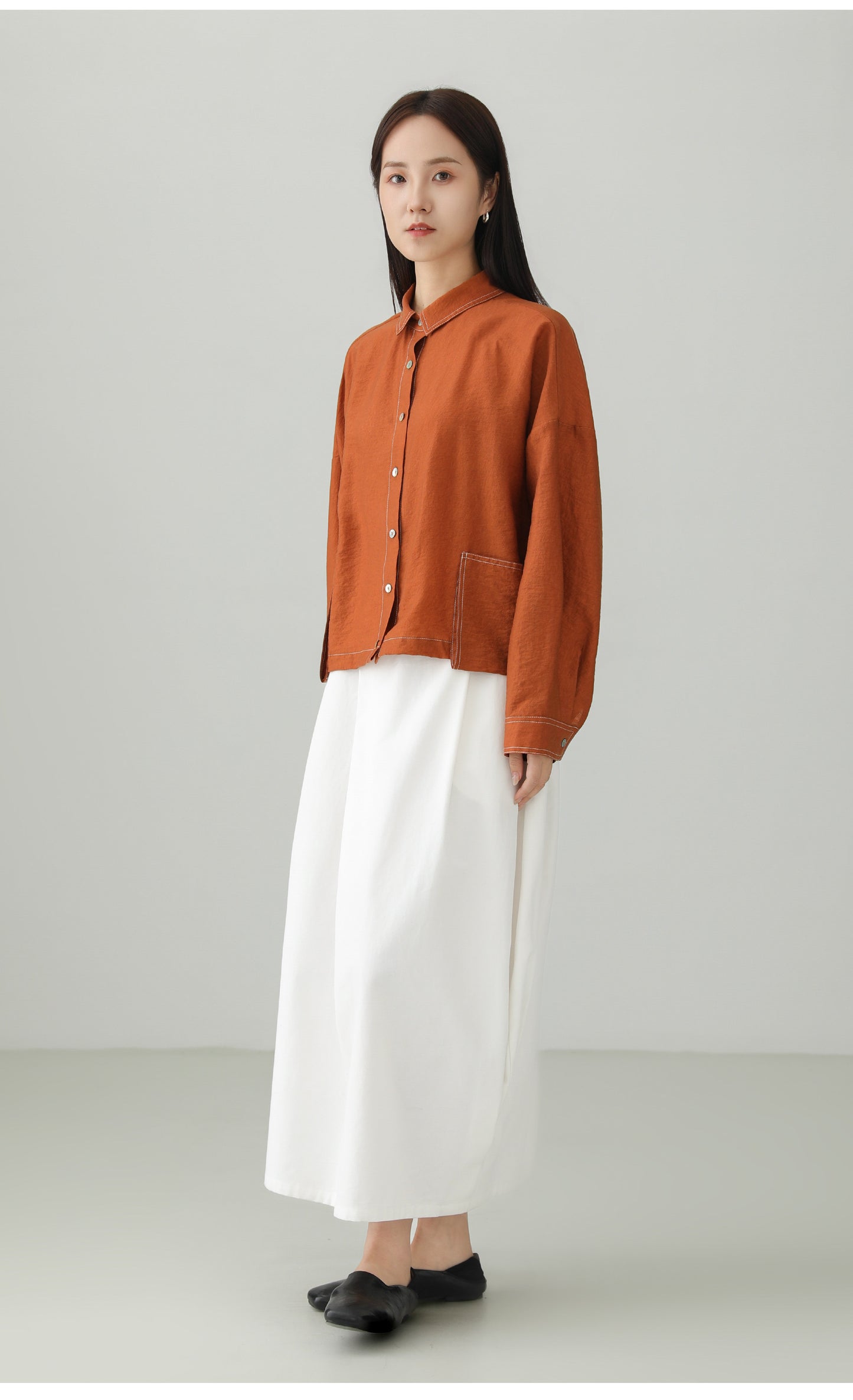 ブロケードコットンバブルスカートハイエンド　B4728