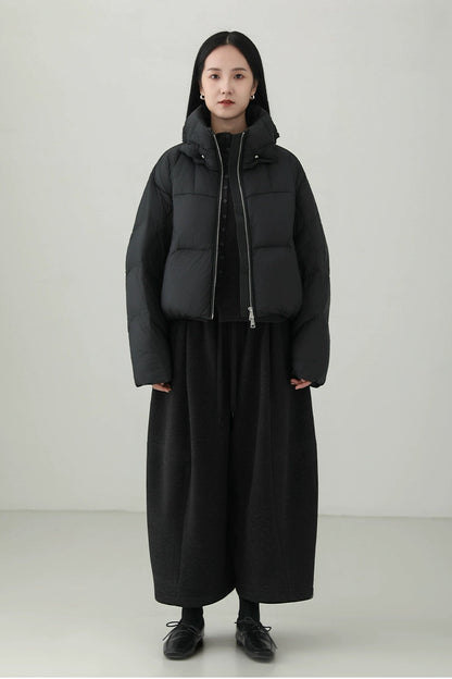 Six-Sweat 寬版七分褲 B4522