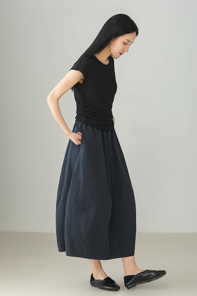 ハイカウントコットンバドスカート　B3836