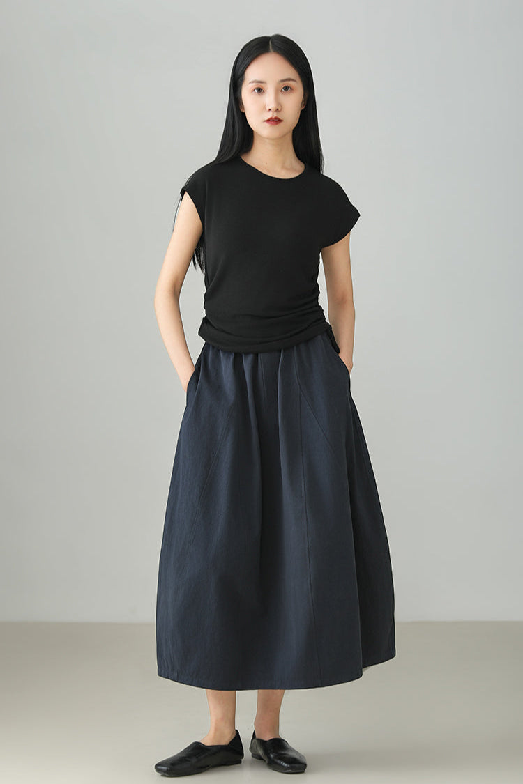 ハイカウントコットンバドスカート　B3836