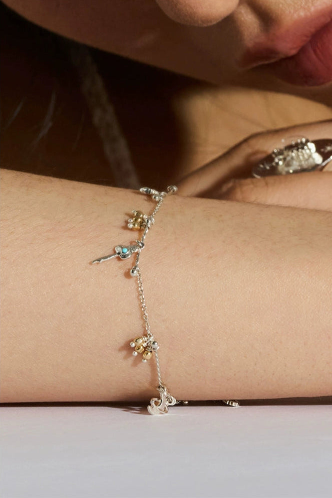 S925スウィートドリームスフラグメントブレスレット　B4072