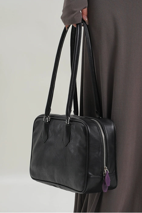 レザーボーリングボストンバッグ　B4411