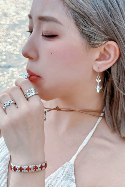 鯨魚哨子 S925 吊墜項鍊 B4472