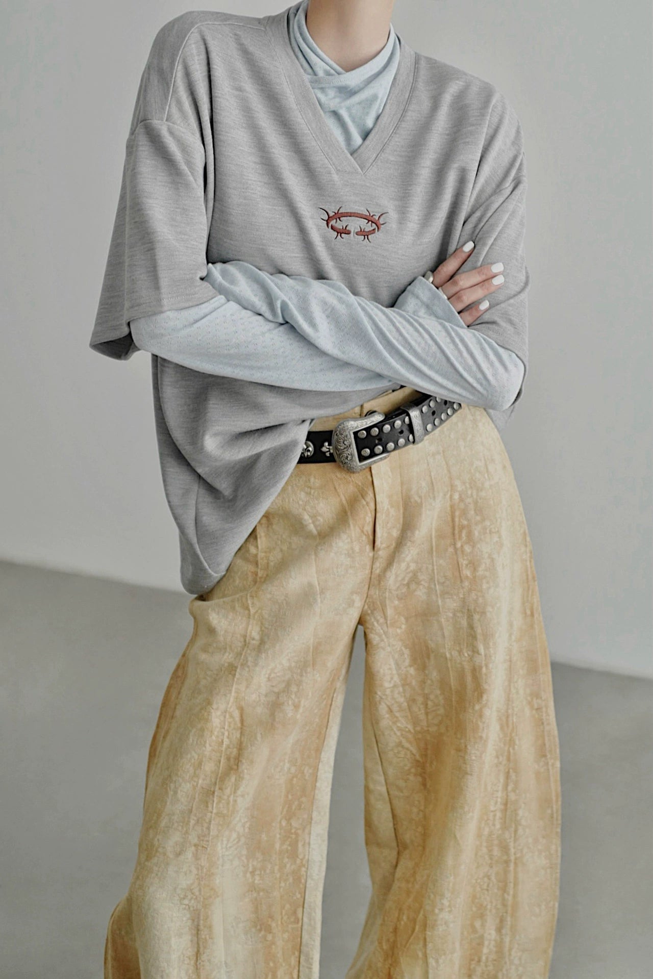 Two-way Big T-shirt B4347