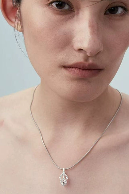 S925ユニセックスヴァインペンダントネックレス　B4534