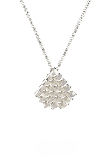 S925 Dragon Scale Necklace B3844