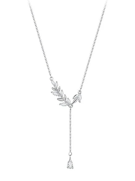 S925 Spike Peace Necklace B2893