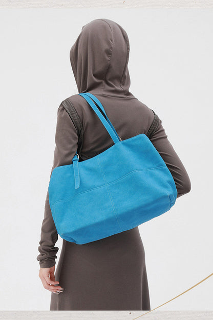 Frosted Leather Large Tote Bag B4807