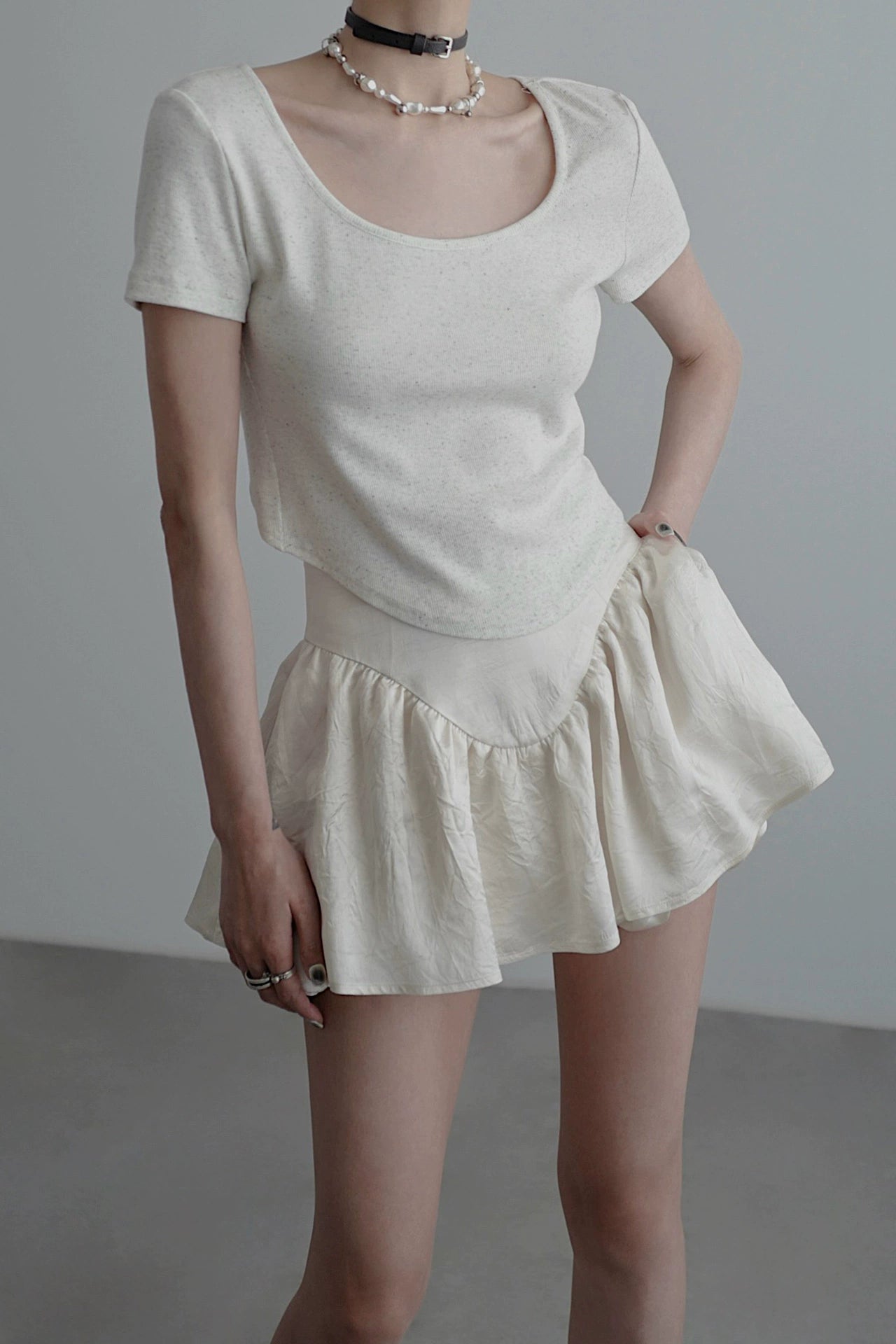 Reverse Charm Short Sleeve T-Shirt B4045