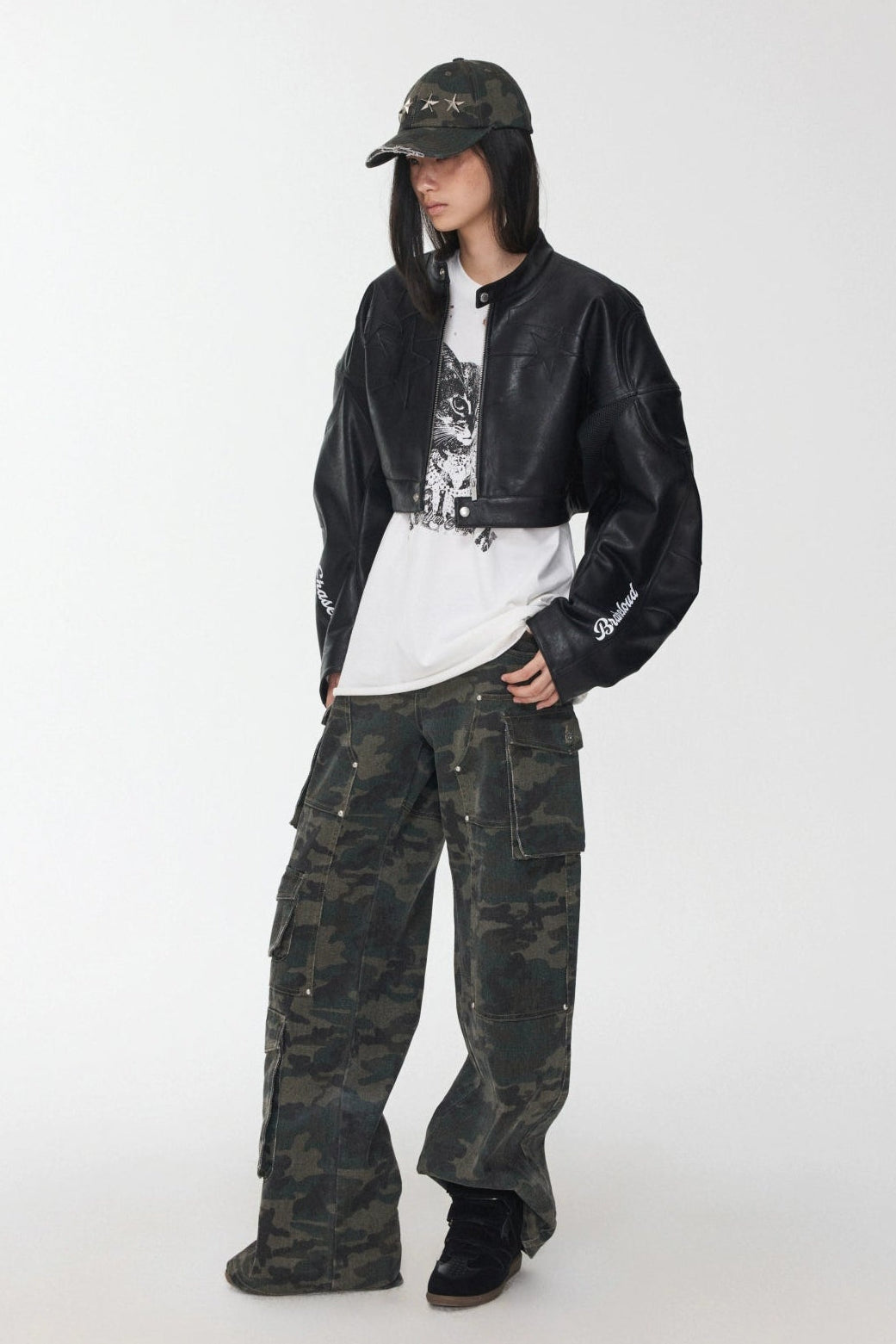 Rivet Camouflage Baseball Cap B4391