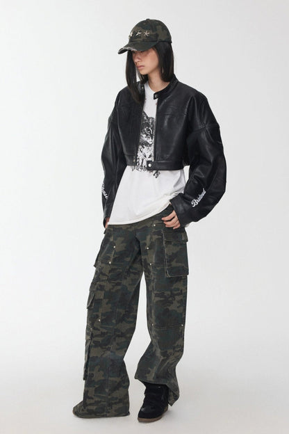 Rivet Camouflage Baseball Cap B4391