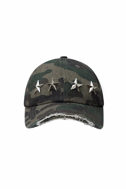 Rivet Camouflage Baseball Cap B4391