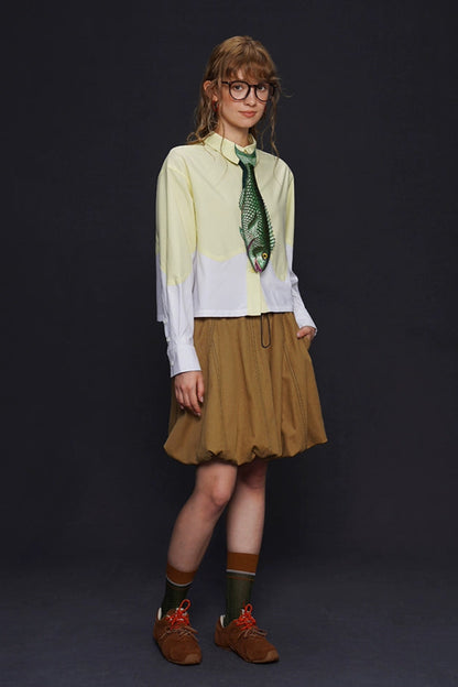 グリーンフィッシュヴィンテージ刺繡ニッチネクタイ　B4160