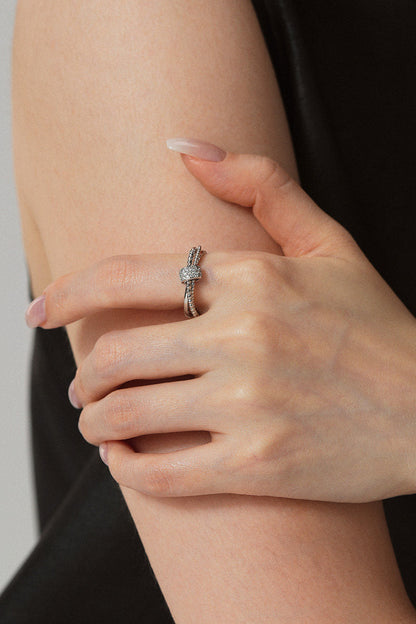 S925トリプルラップハイエンドリング　B4719