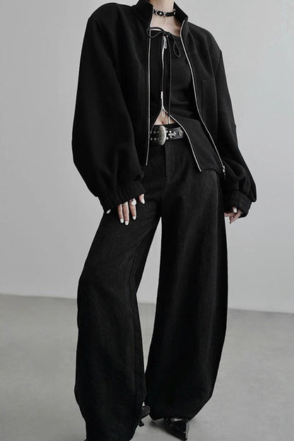 Wide shoulder jacket B4342