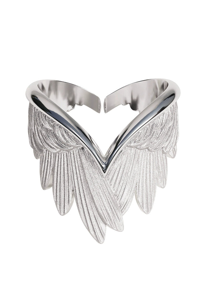 S925フェミニンウイングリング　B4174