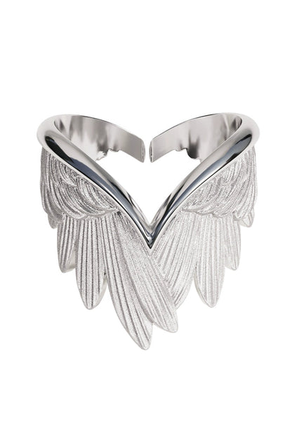 S925フェミニンウイングリング　B4174