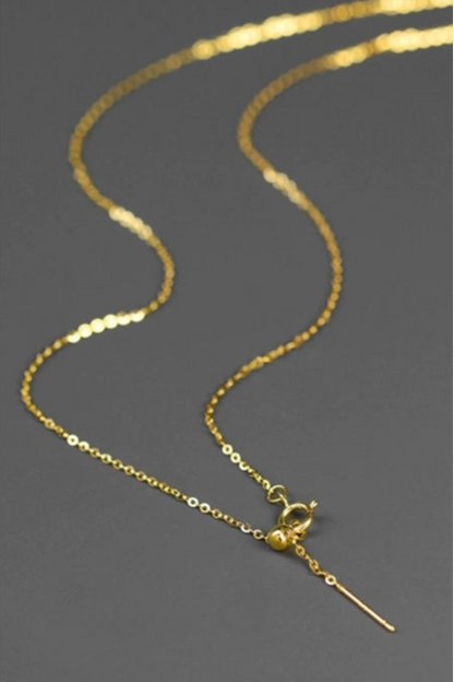 S925 Flower Peony Necklace B4262