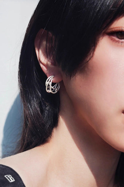 月光莫比烏斯之夢 S925 耳環 B4468