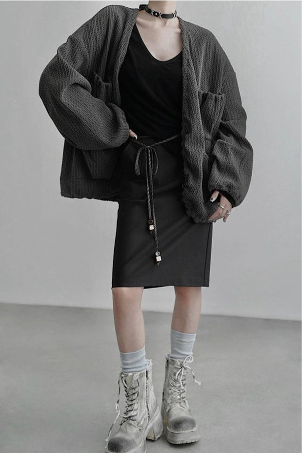 中長直筒裙 B4256