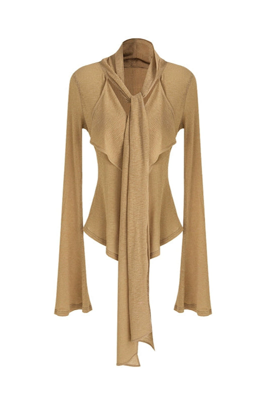 ストリーマーV ネックトップス　B4199