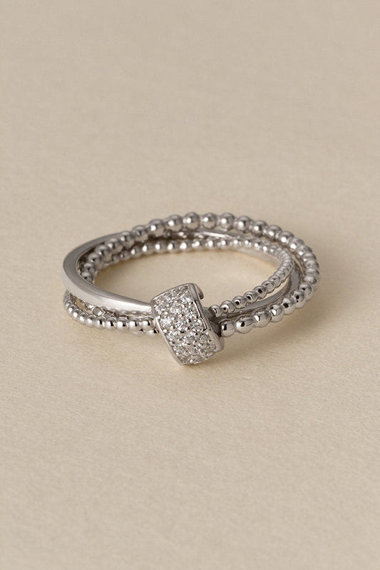 S925トリプルラップハイエンドリング　B4719