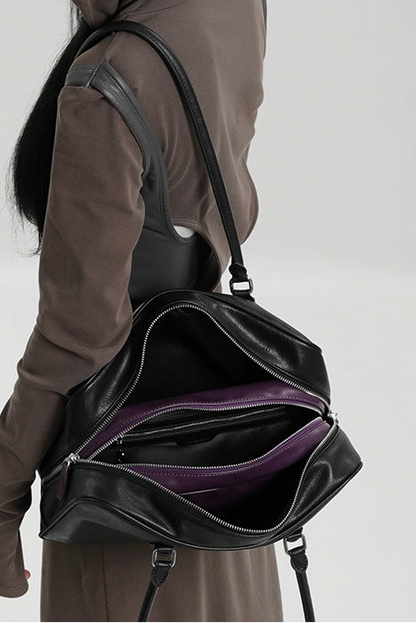 レザーボーリングボストンバッグ　B4411