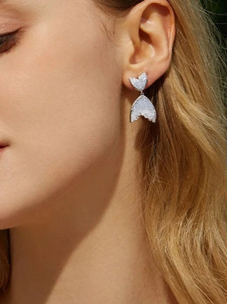 Ice Crystal Mermaid Earrings B2892