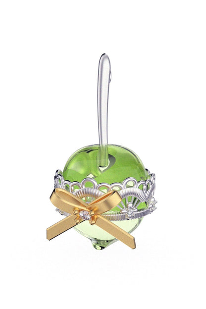 S925 Peach Cherry Lemon Sweet Earrings (Single) B3924